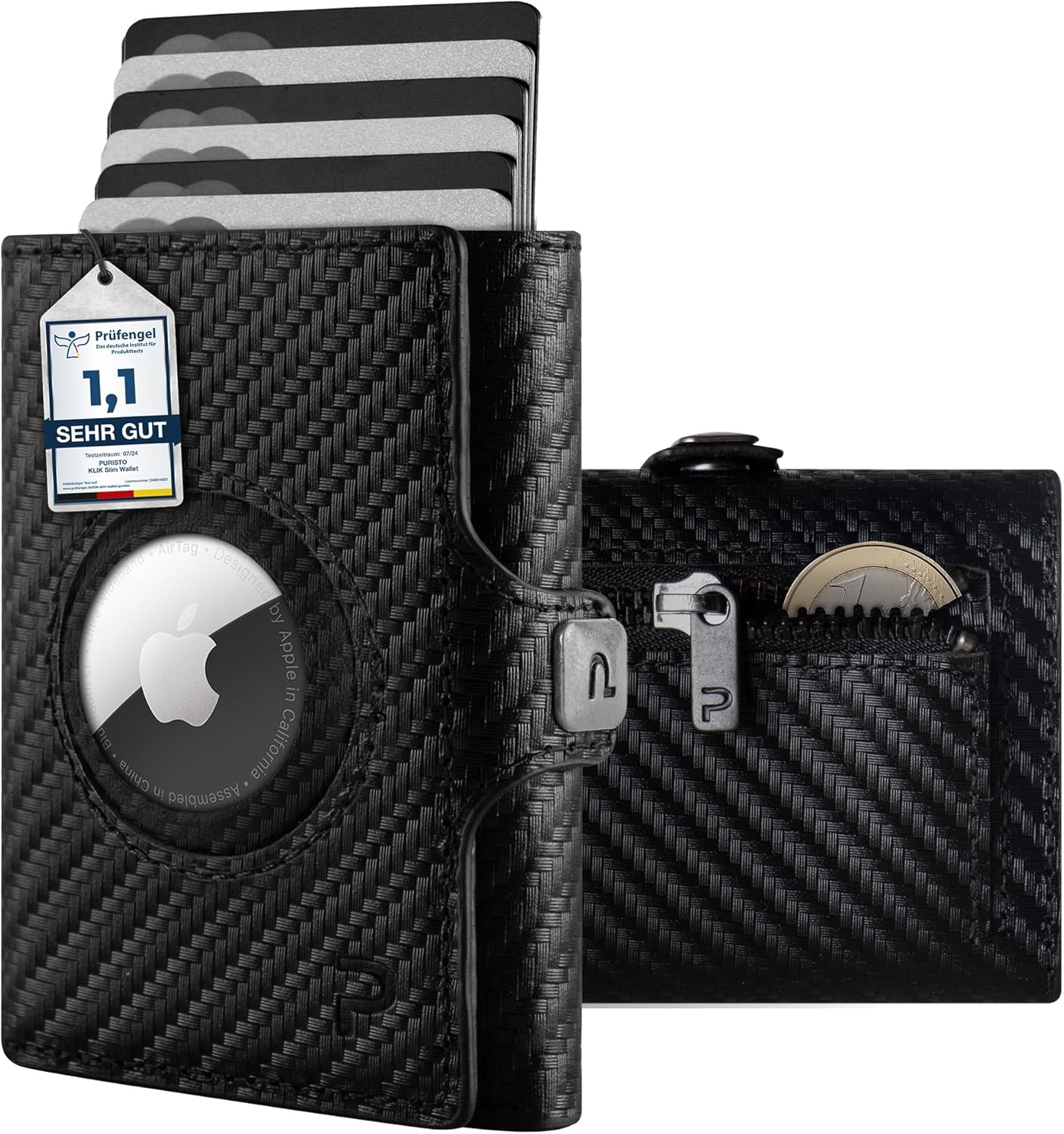 Puristo Wallet mit AirTag